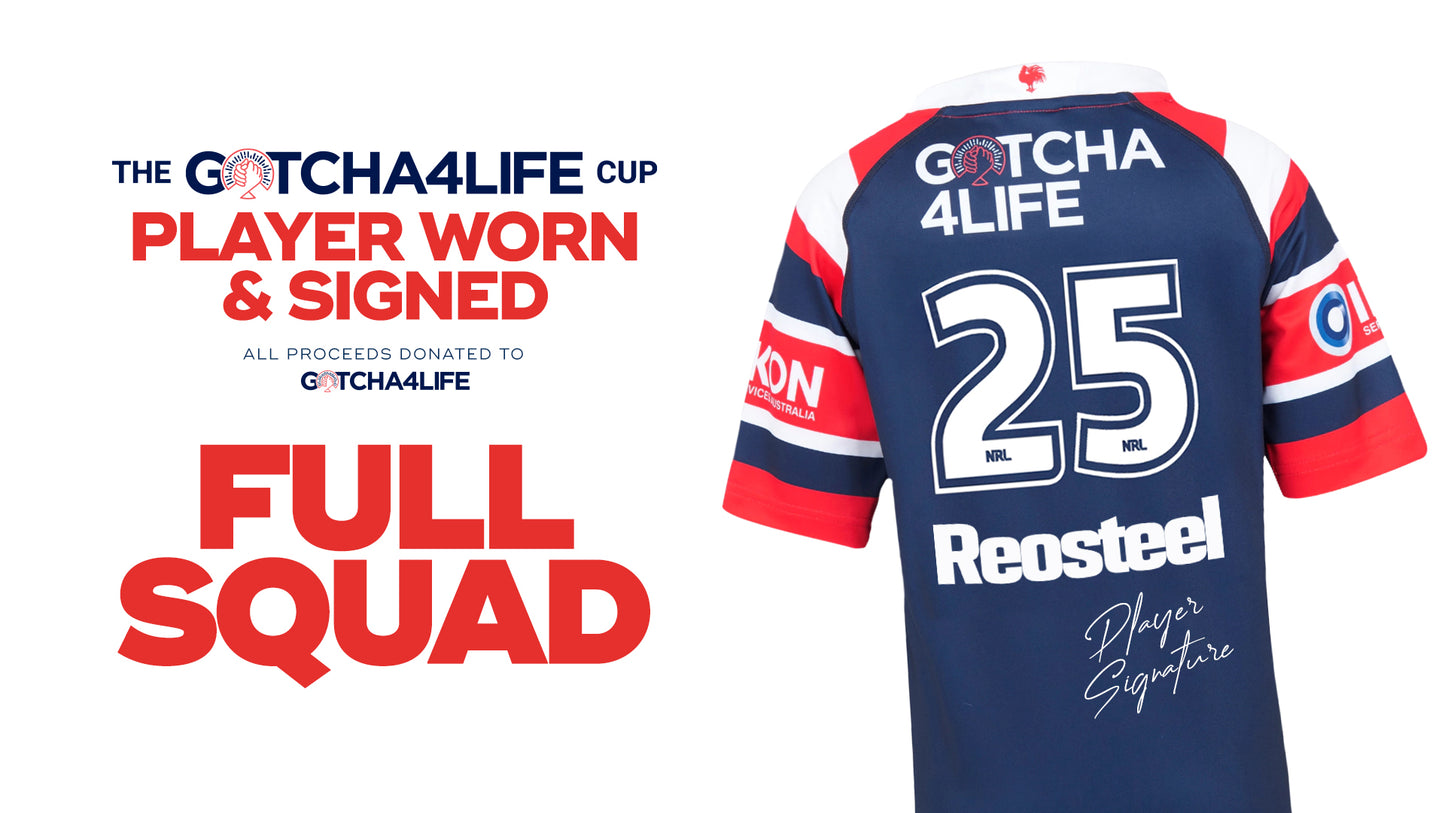 Full Squad Signed Gotcha4Life Cup Away Jersey