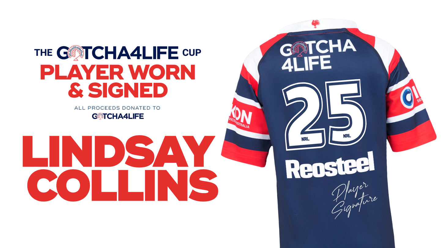 Lindsay Collins - Player Worn & Signed Gotcha4Life Cup Away Jersey
