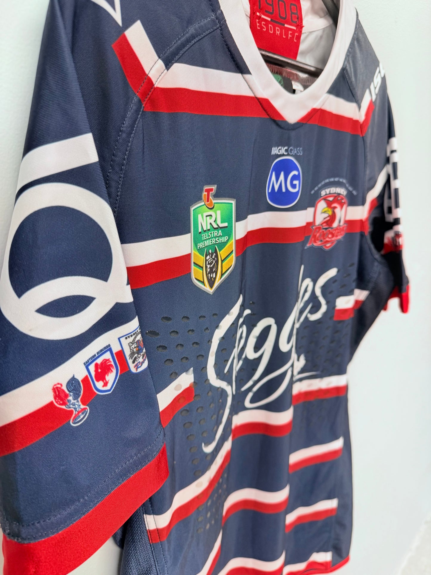 2018 Sydney Roosters Player Issued Mens Heritage Jersey No.11
