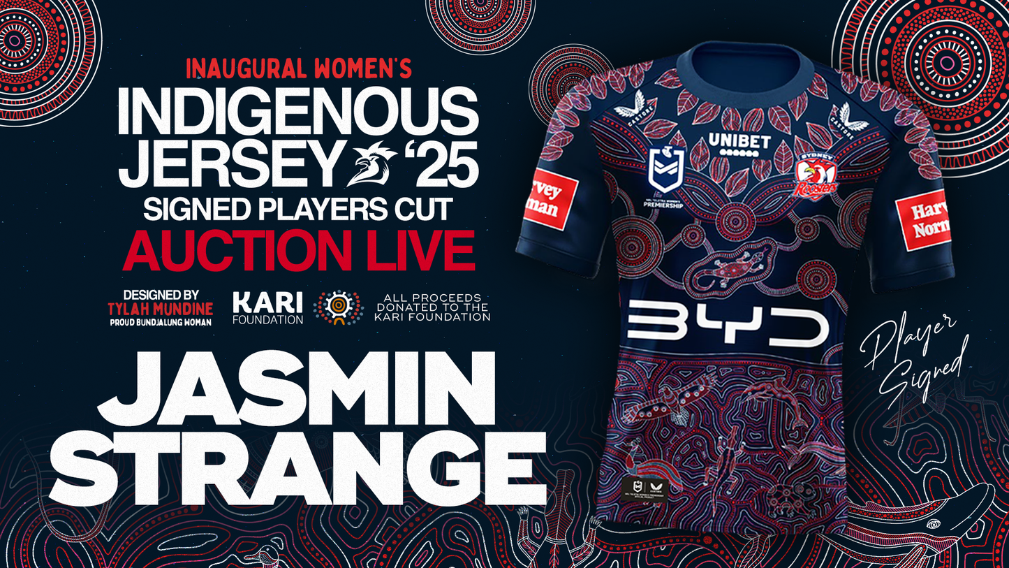 Jasmin Strange - Player Issued & Signed Indigenous Jersey