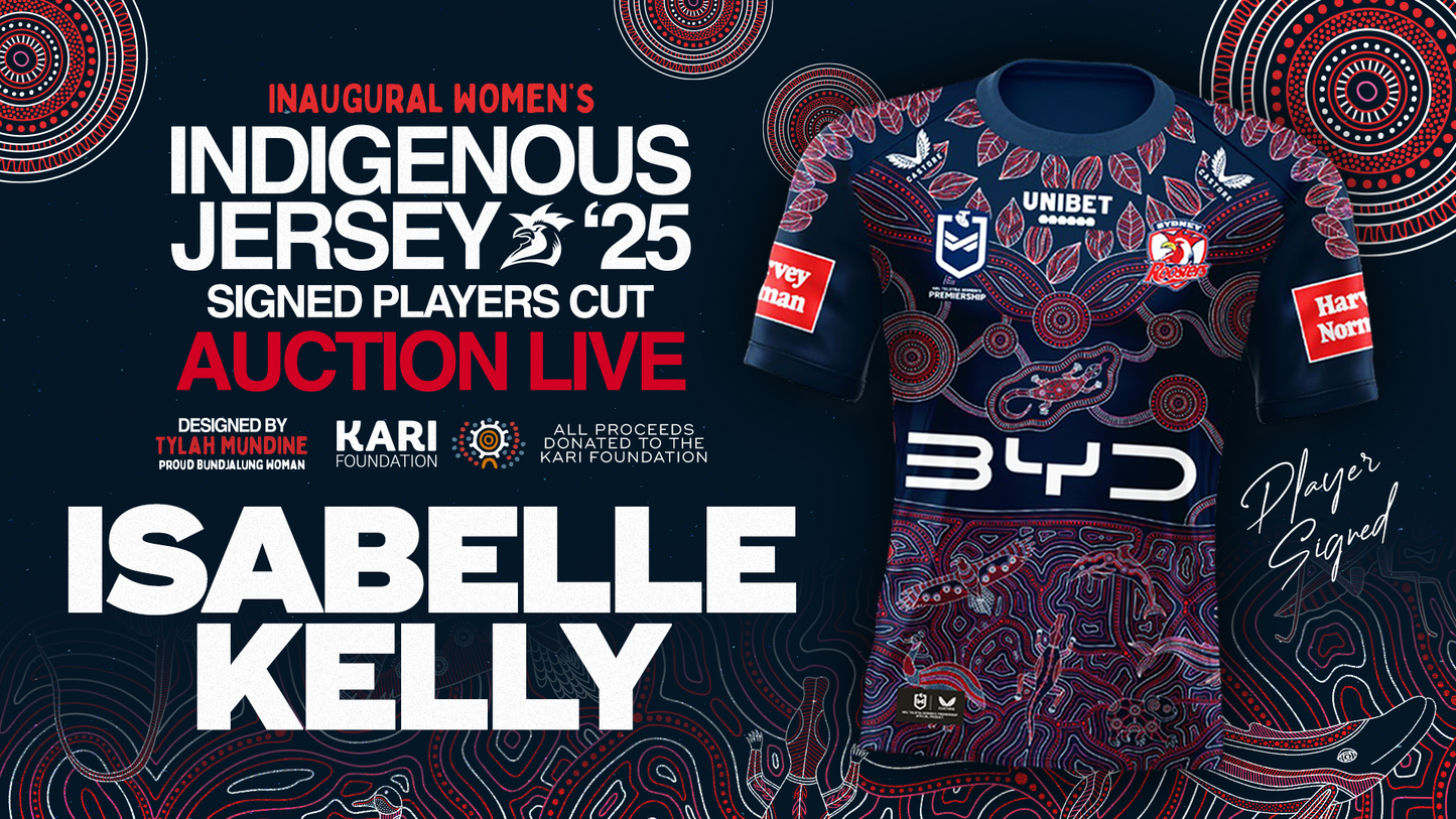 Isabelle Kelly - Player Issued & Signed Indigenous Jersey