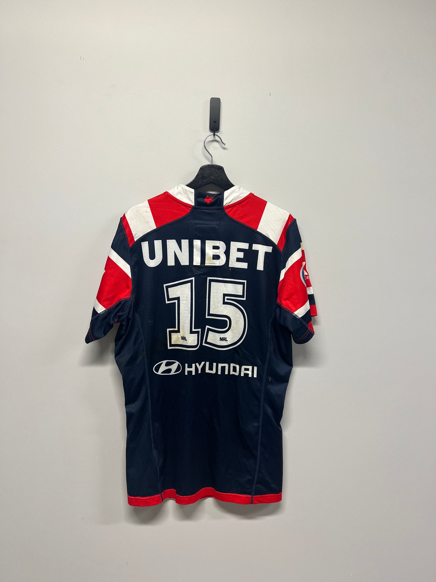 2023 Sydney Roosters Match Worn Home Jersey - No.15