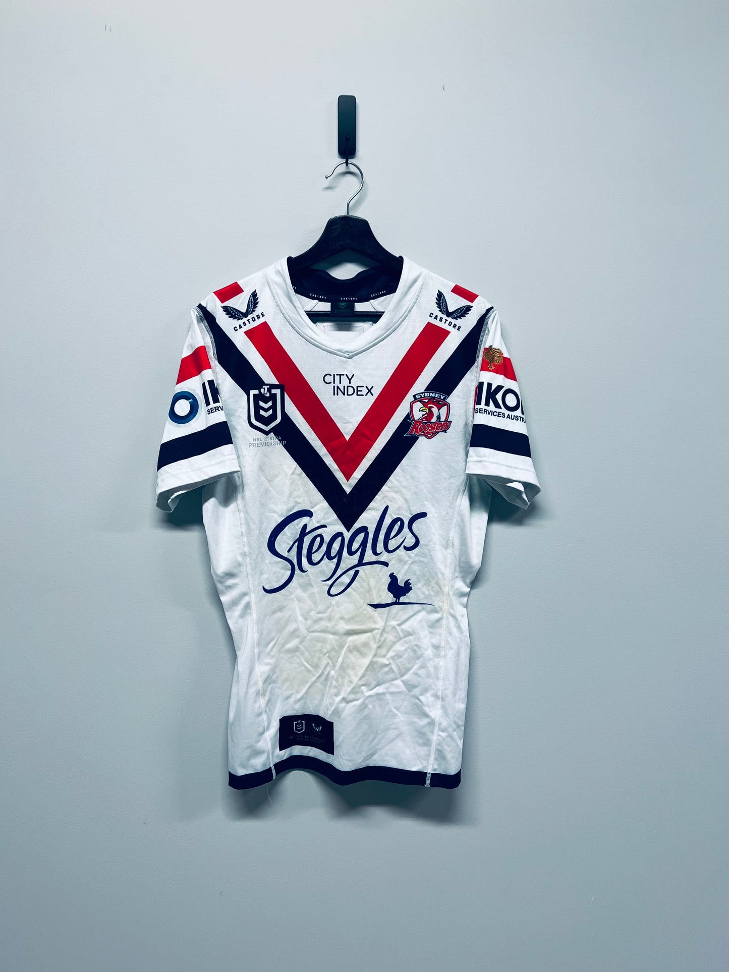 2023 Sydney Roosters Match Worn Away Jersey - No.11