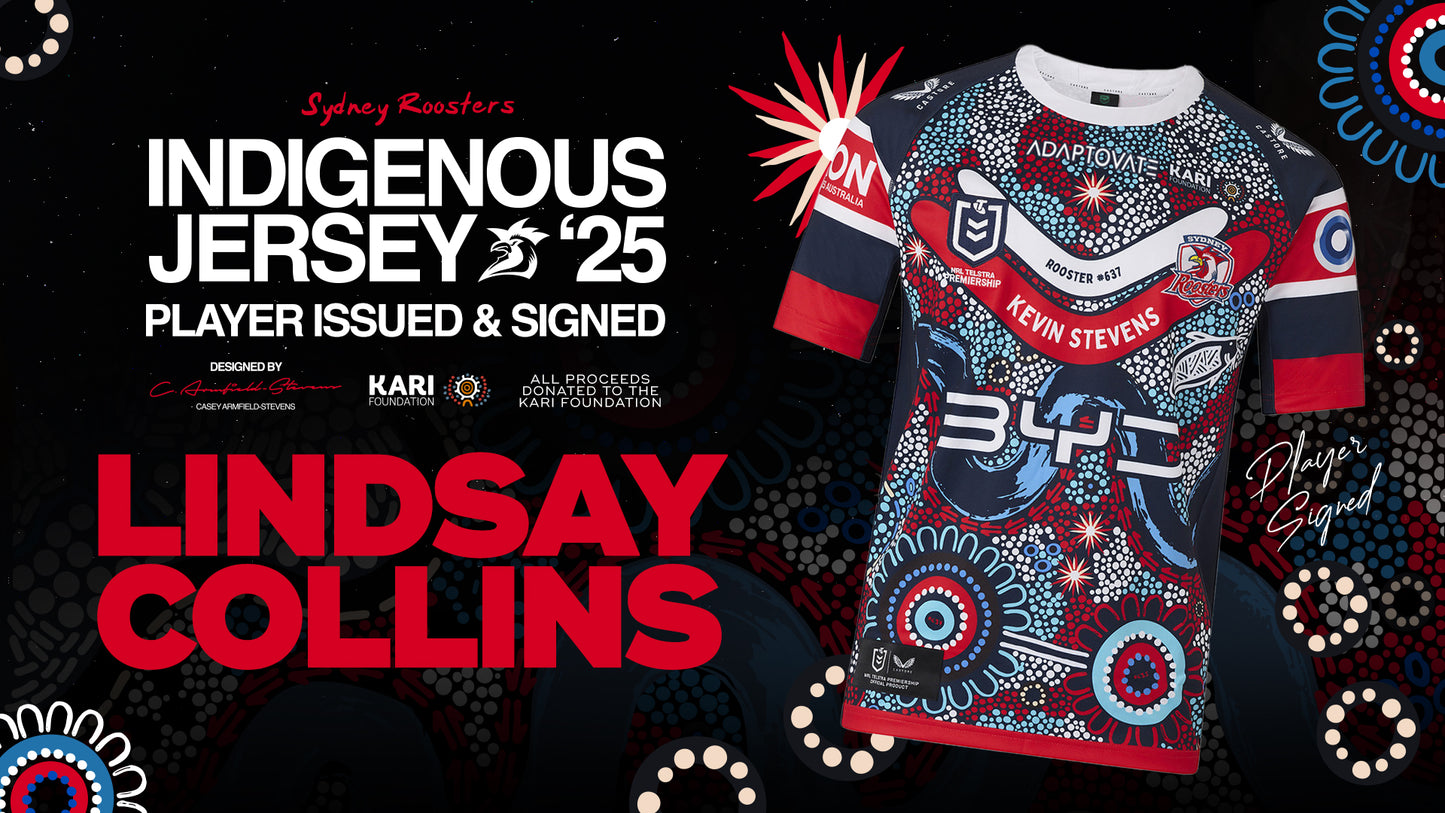 Lindsay Collins - Player Issued & Signed Indigenous Jersey