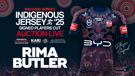 Rima Butler - Player Issued & Signed Indigenous Jersey