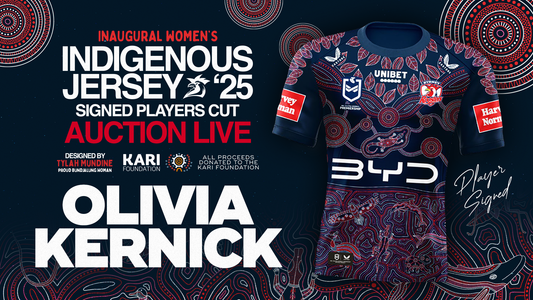 Olivia Kernick - Player Issued & Signed Indigenous Jersey