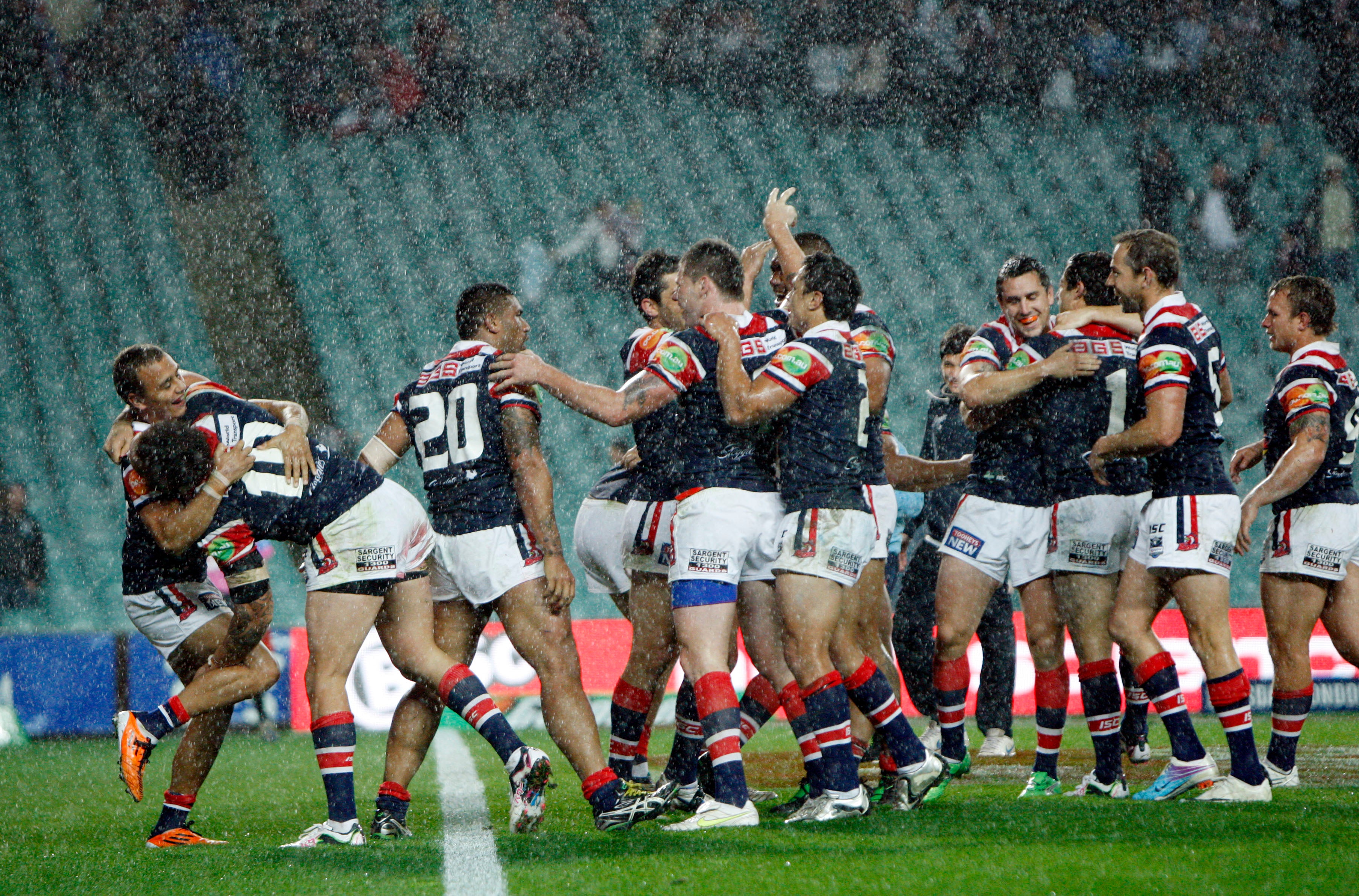 2011 Sydney Roosters Player Issued Charity Nest Jersey No.22