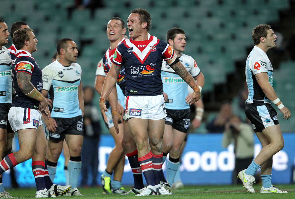 2011 Sydney Roosters Player Issued Charity Nest Jersey No.22