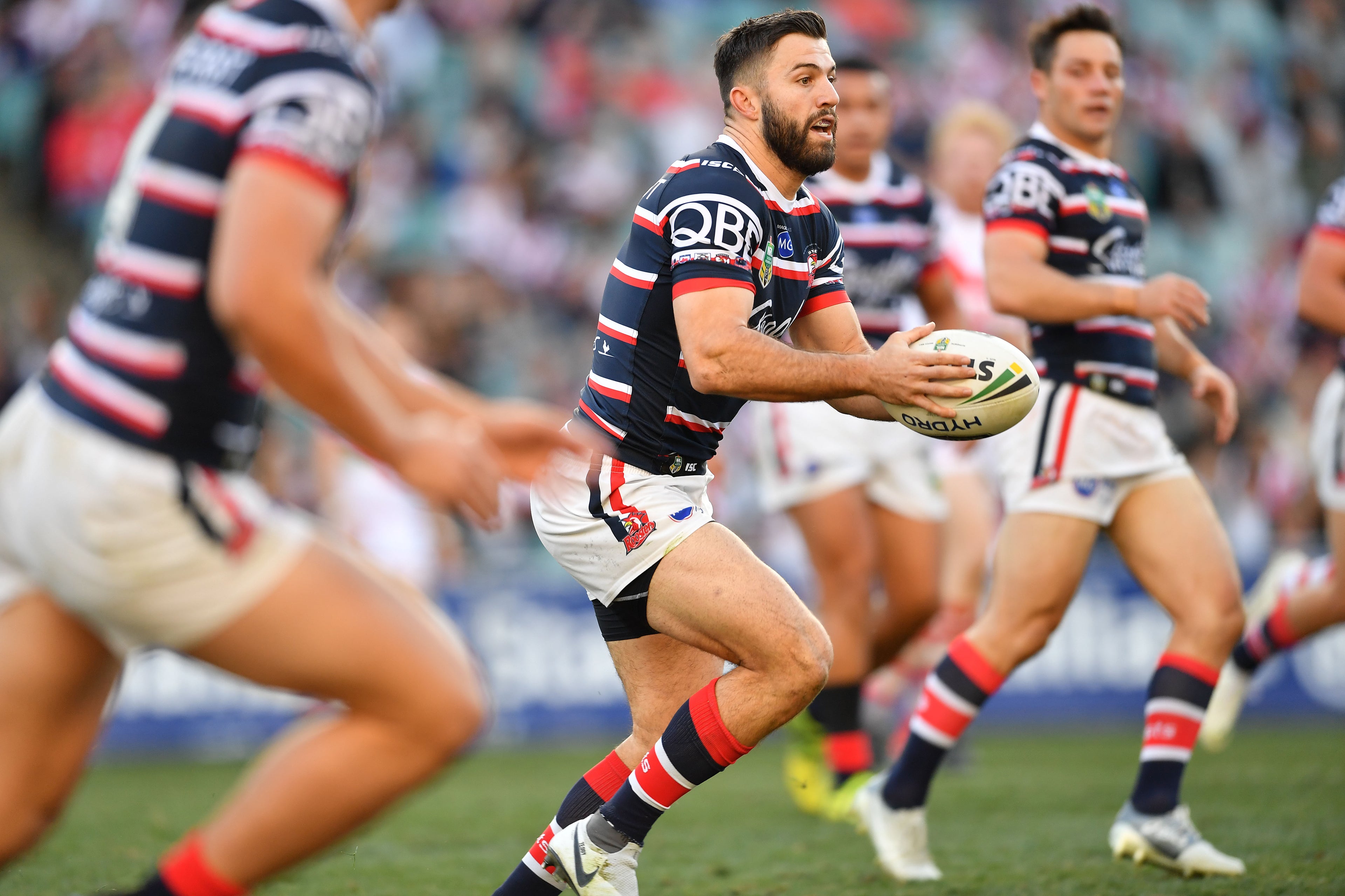 2018 Sydney Roosters Player Issued Mens Heritage Jersey No. 3, 6, 9 & 16