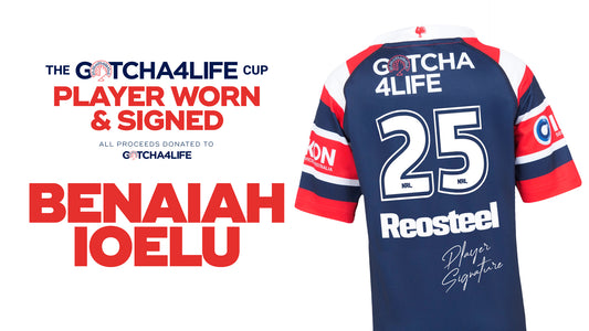 Benaiah Ioelu - Player Worn & Signed Gotcha4Life Cup Away Jersey