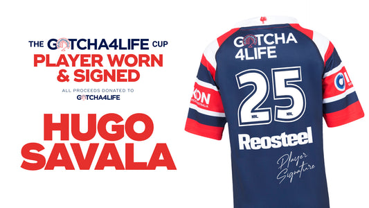 Hugo Savala - Player Worn & Signed Gotcha4Life Cup Away Jersey