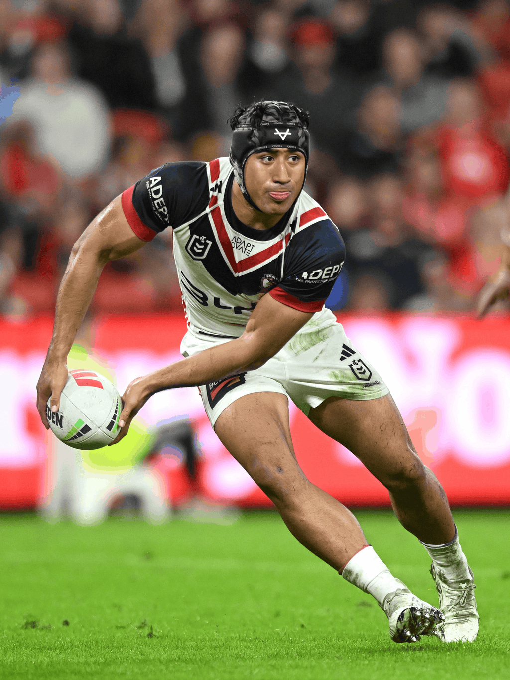 Benaiah Ioelu Round 15 Ripped Match Worn Away Jersey