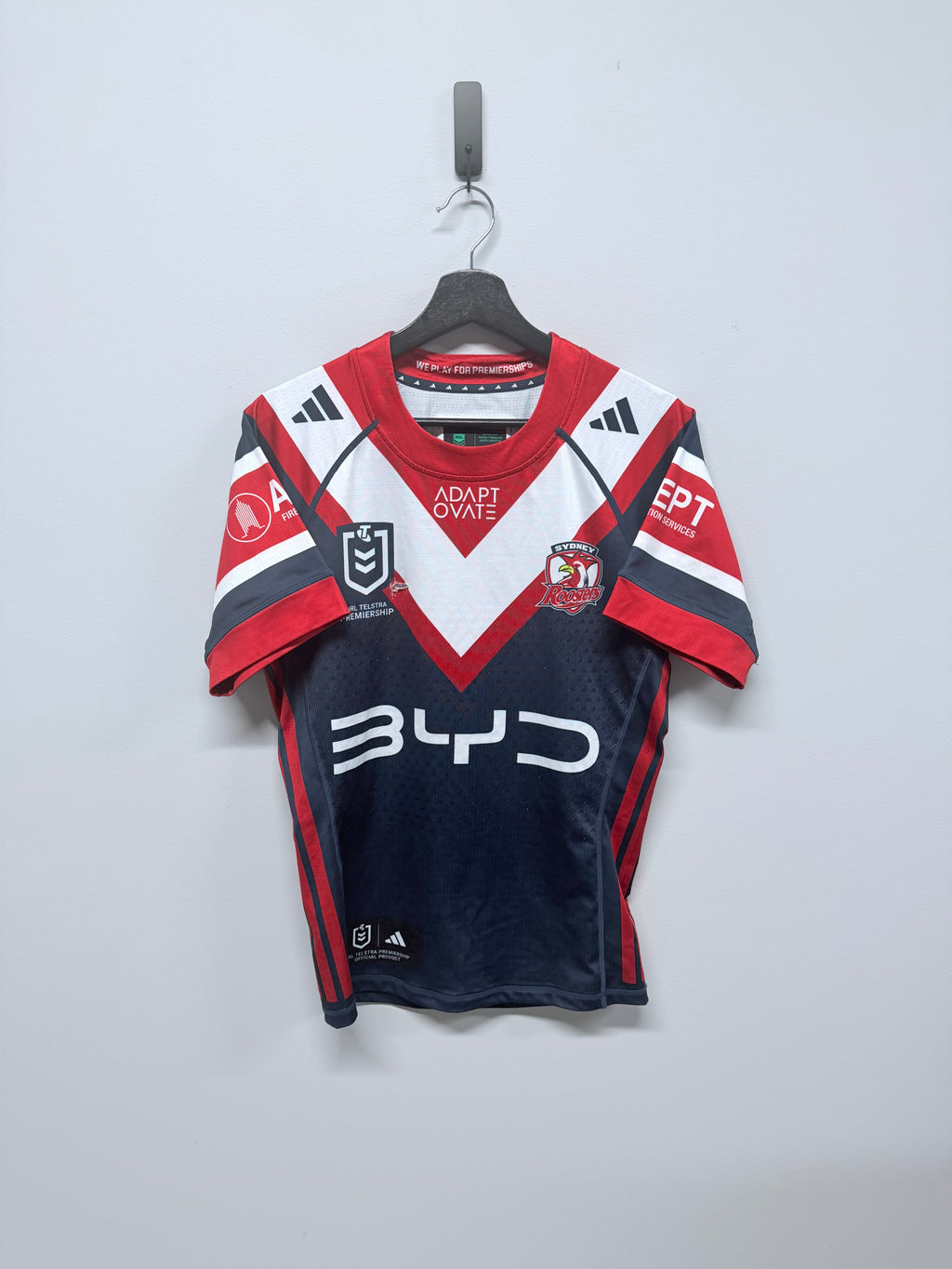 Billy Smith Round 14 Ripped Match Worn Home Jersey