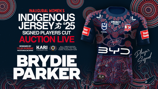 Brydie Parker - Player Issued & Signed Indigenous Jersey