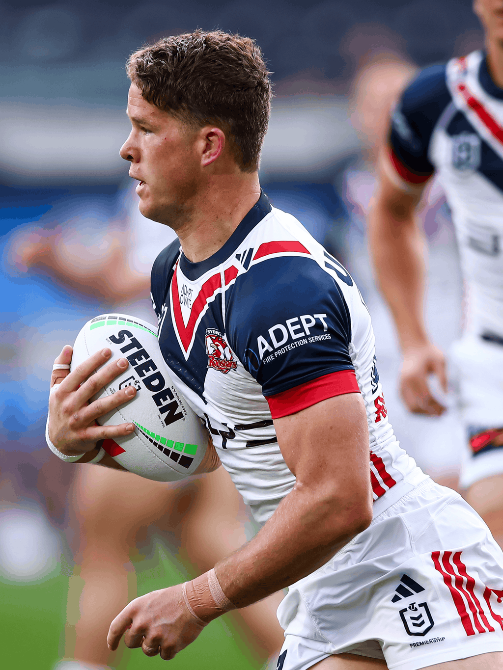 Egan Butcher Finals Week 1 Ripped Match Worn Away Jersey