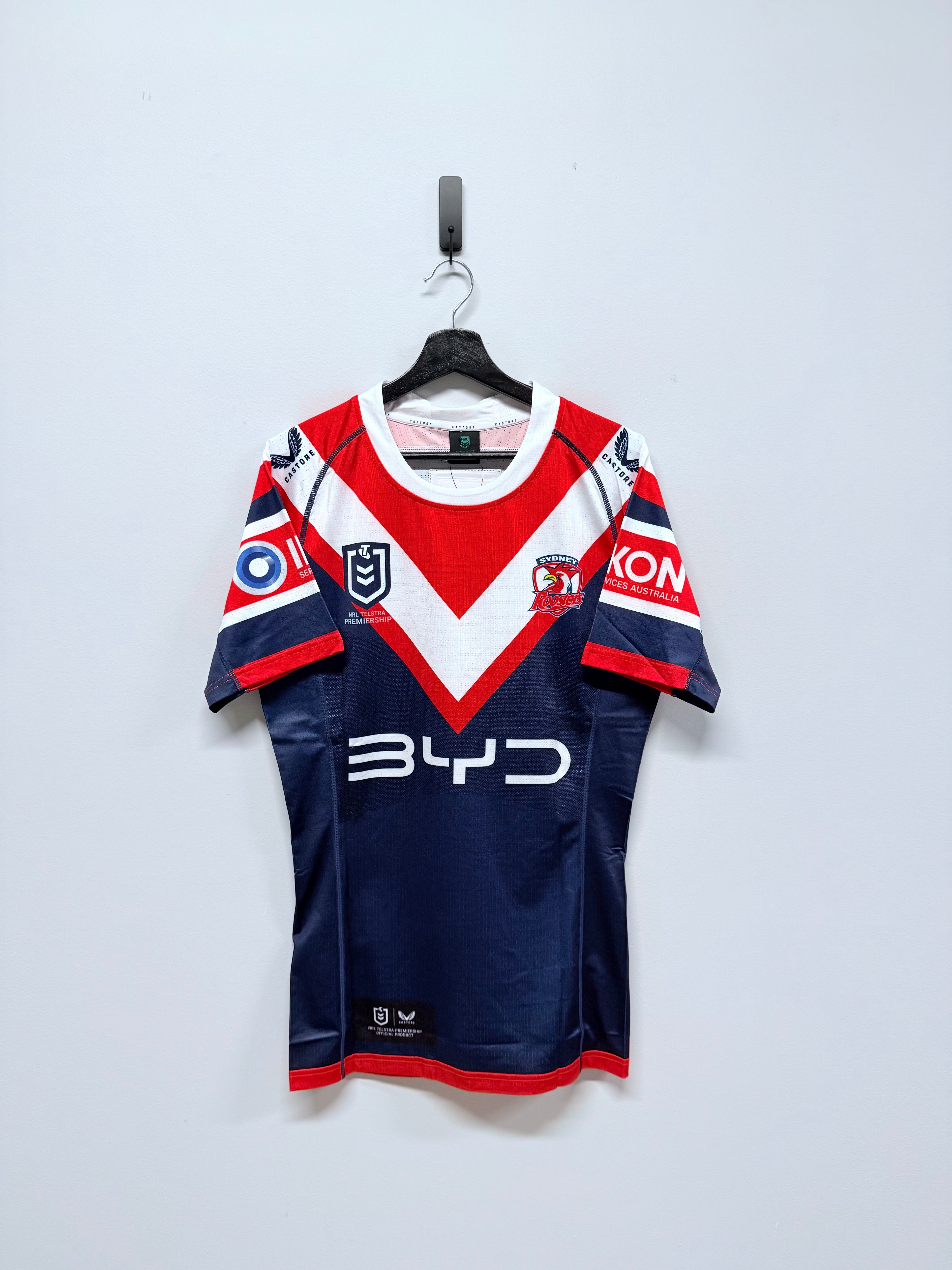 2025 Sydney Roosters Player Issued Men's Home Jersey - No.1-13