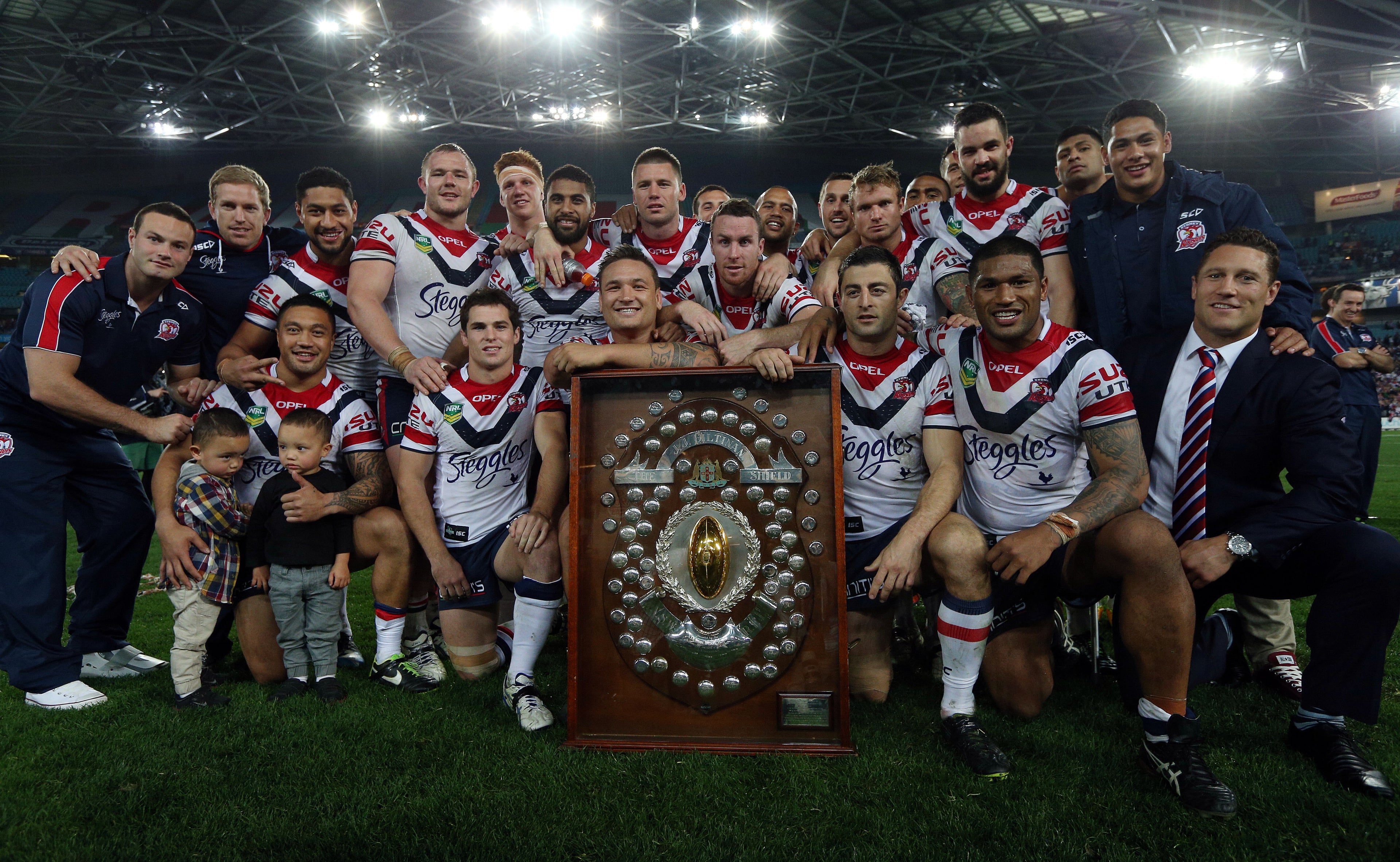 2013 Sydney Roosters Player Issued Away Jersey