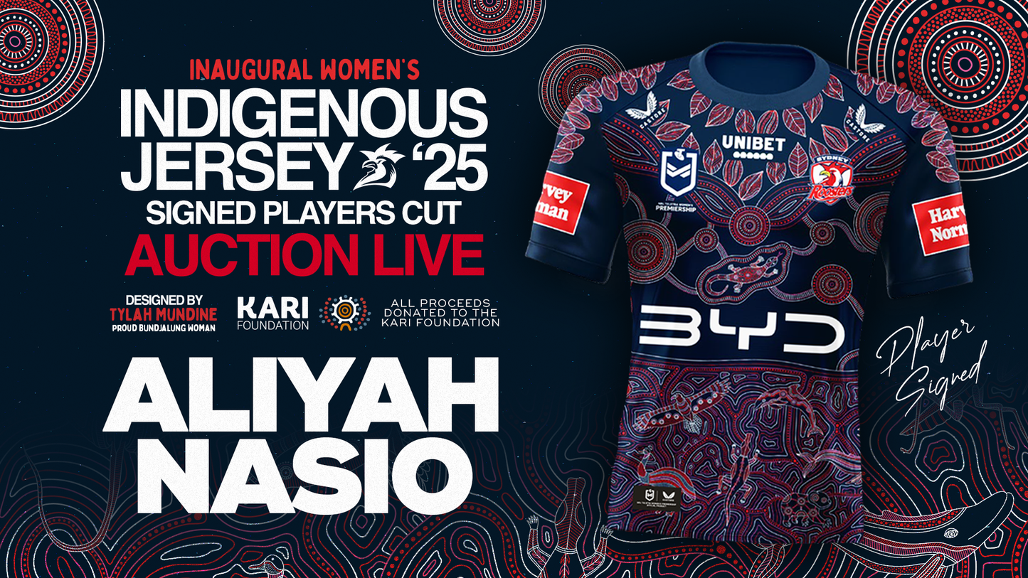 Aliyah Nasio - Player Issued & Signed Indigenous Jersey