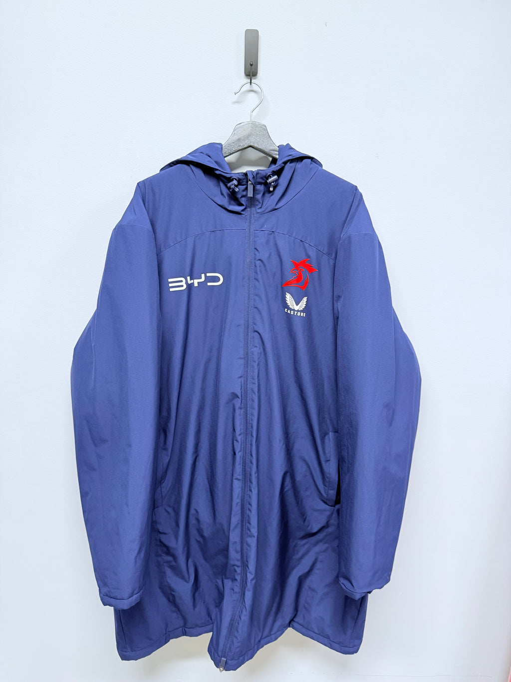 2025 Sydney Roosters Player Worn Long Length Bench Jackets