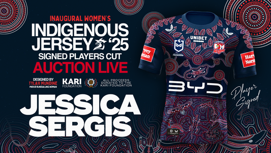 Jessica Sergis - Player Issued & Signed Indigenous Jersey