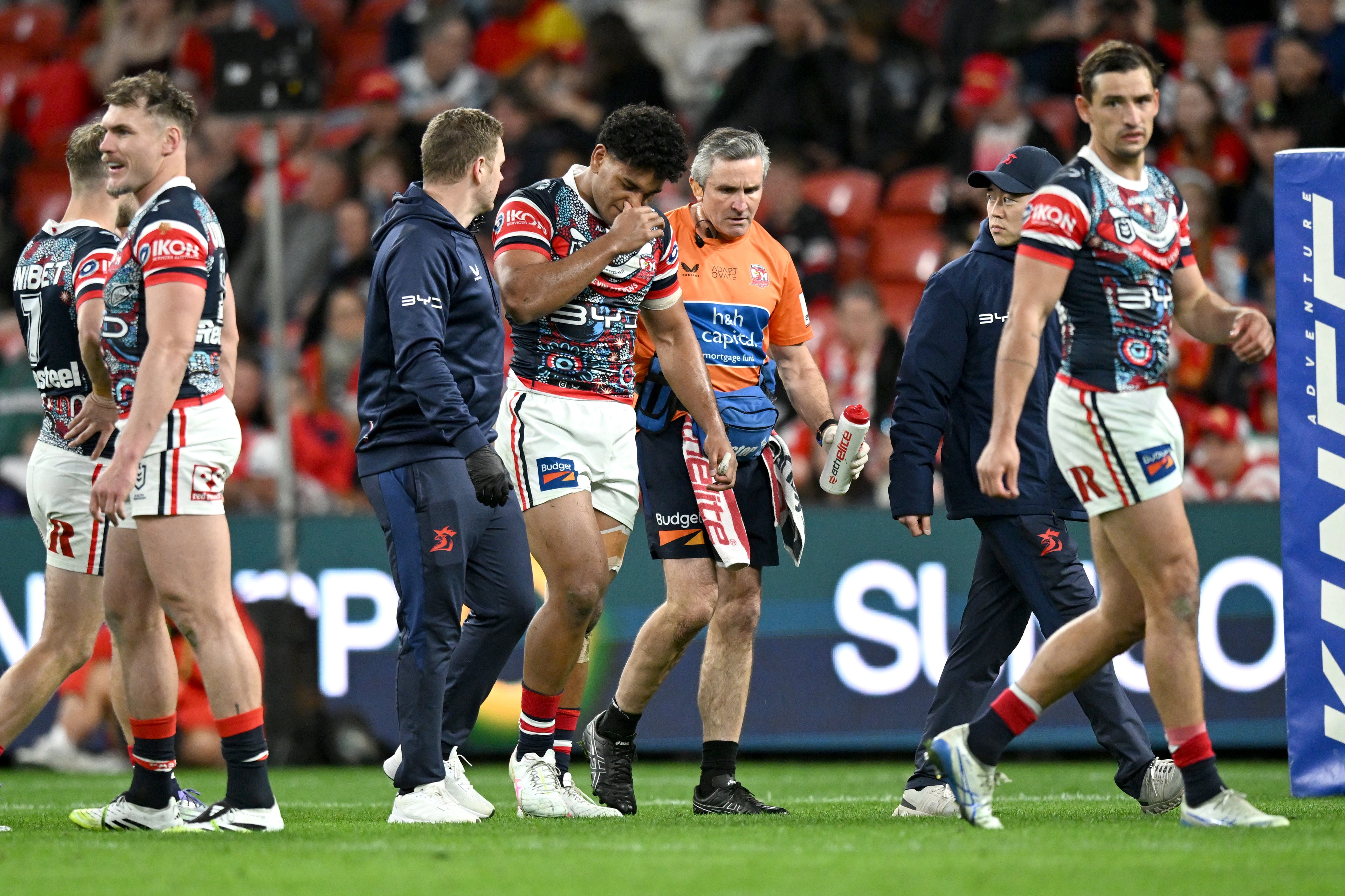 Sydney Roosters Trainers Shirt (Orange)