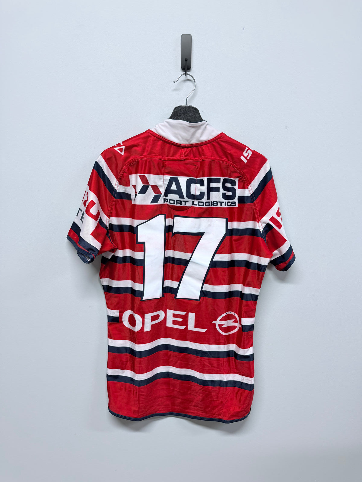 2013 Sydney Roosters Player Issued Mens Heritage Jersey No. 5, 13 & 17