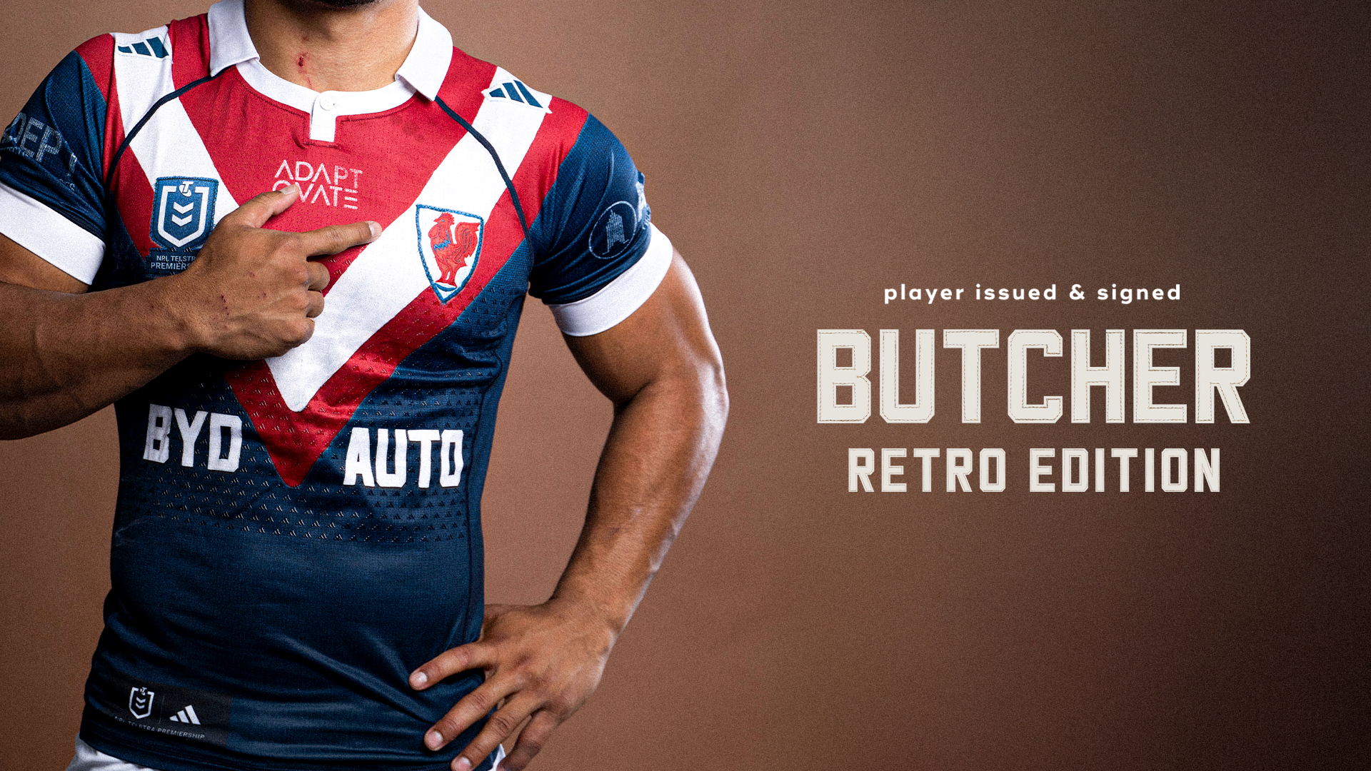 Egan Butcher #16 - Player Issued & Signed Retro Jersey