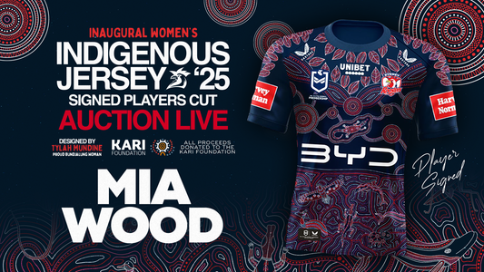 Mia Wood - Player Issued & Signed Indigenous Jersey