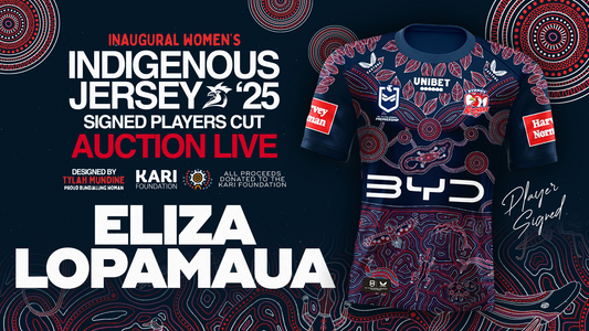 Eliza Lopamaua - Player Issued & Signed Indigenous Jersey