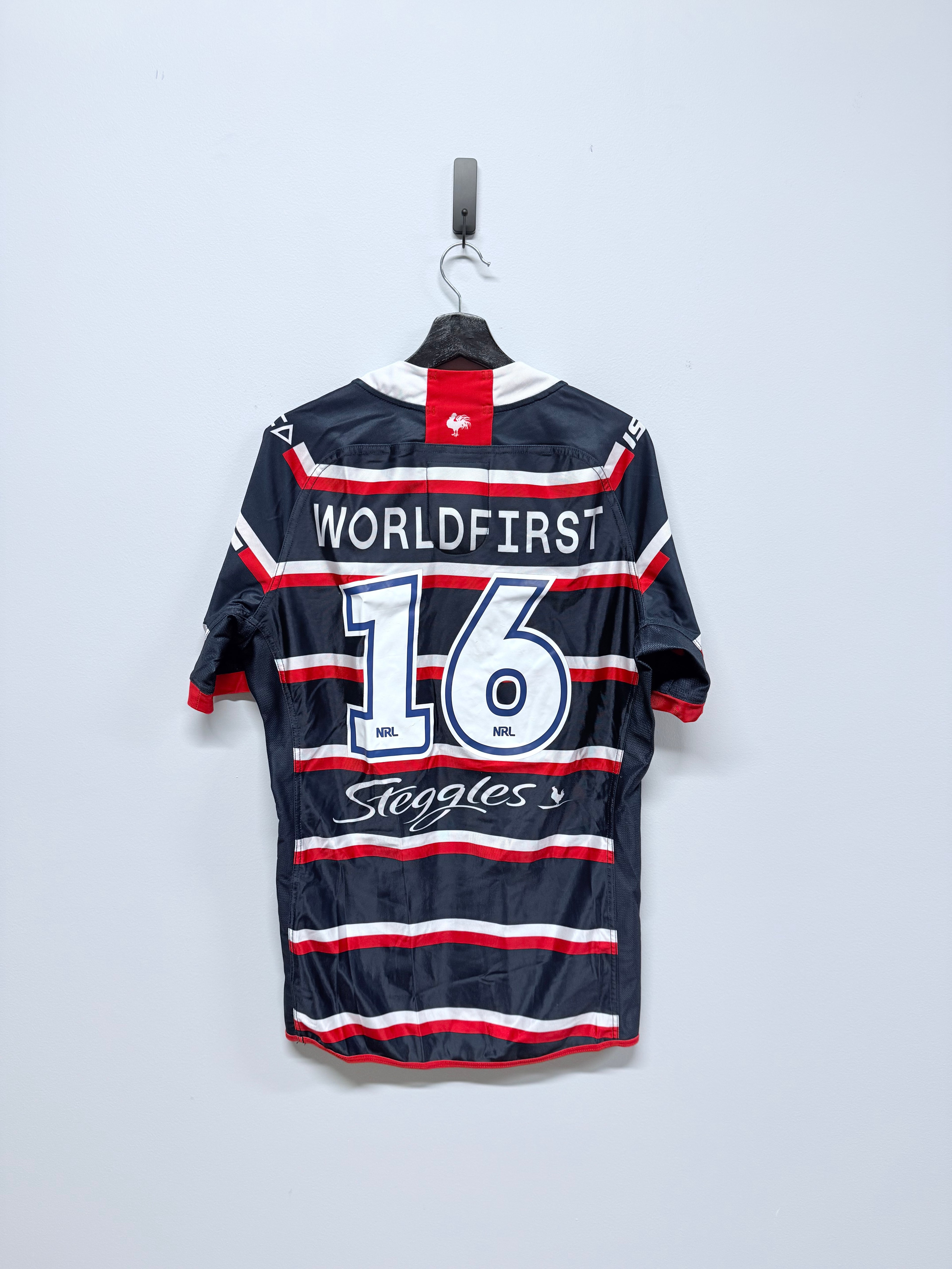 2018 Sydney Roosters Player Issued Mens Heritage Jersey No. 3, 6, 9 & 16
