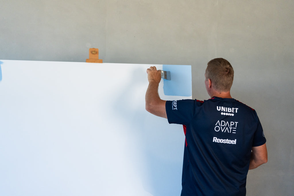 2026 ANZAC Round “Bondi Blue” Painting – Player Painted & Signed