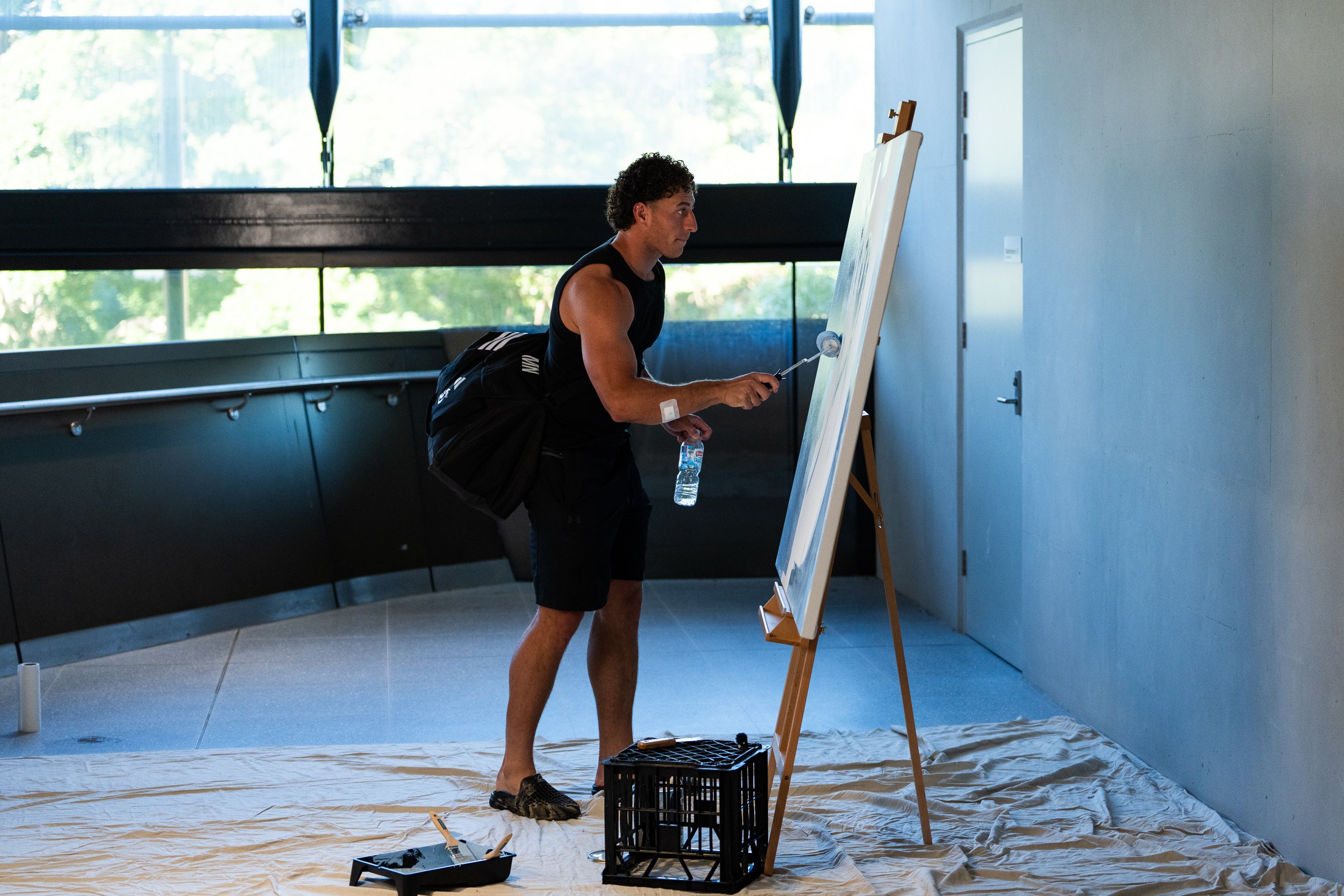 2026 ANZAC Round “Bondi Blue” Painting – Player Painted & Signed