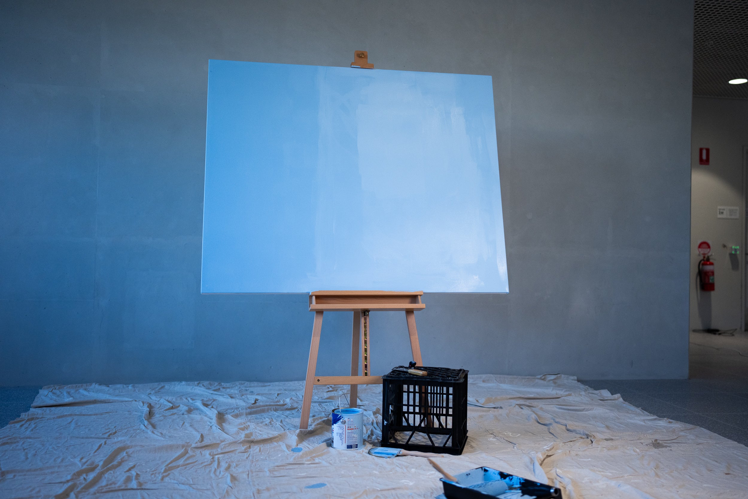 2026 ANZAC Round “Bondi Blue” Painting – Player Painted & Signed