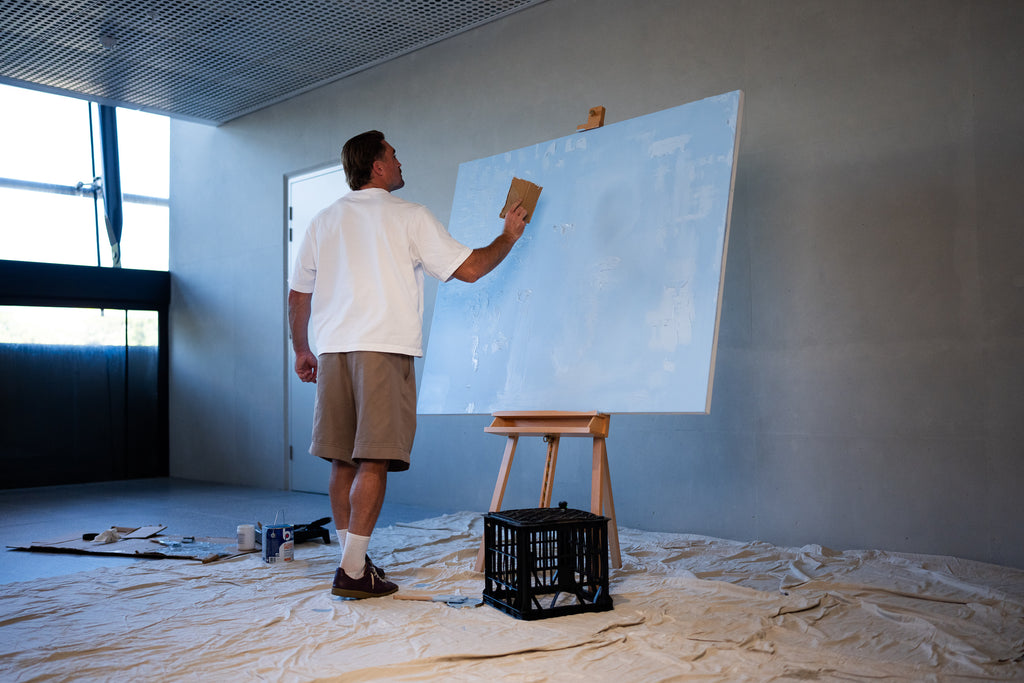 2026 ANZAC Round “Bondi Blue” Painting – Player Painted & Signed