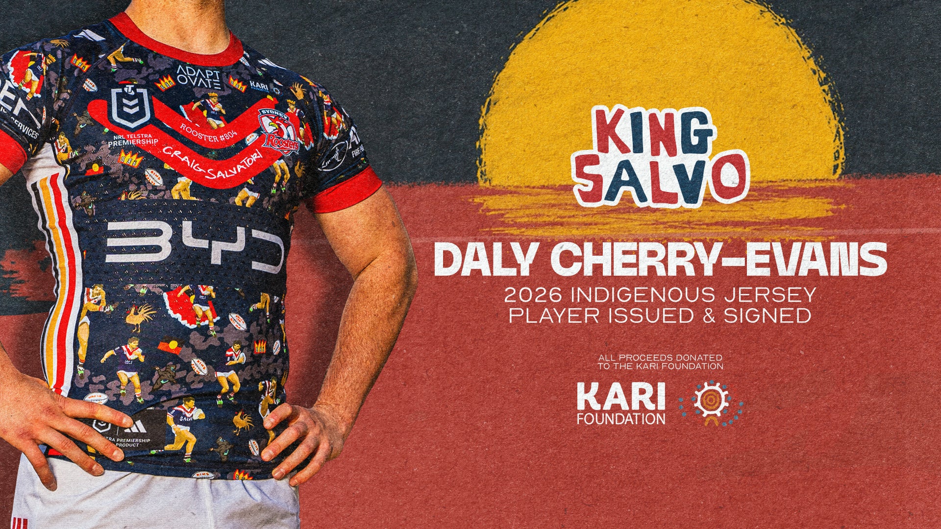 Daly Cherry-Evans #6 - Player Issued & Signed Indigenous Jersey