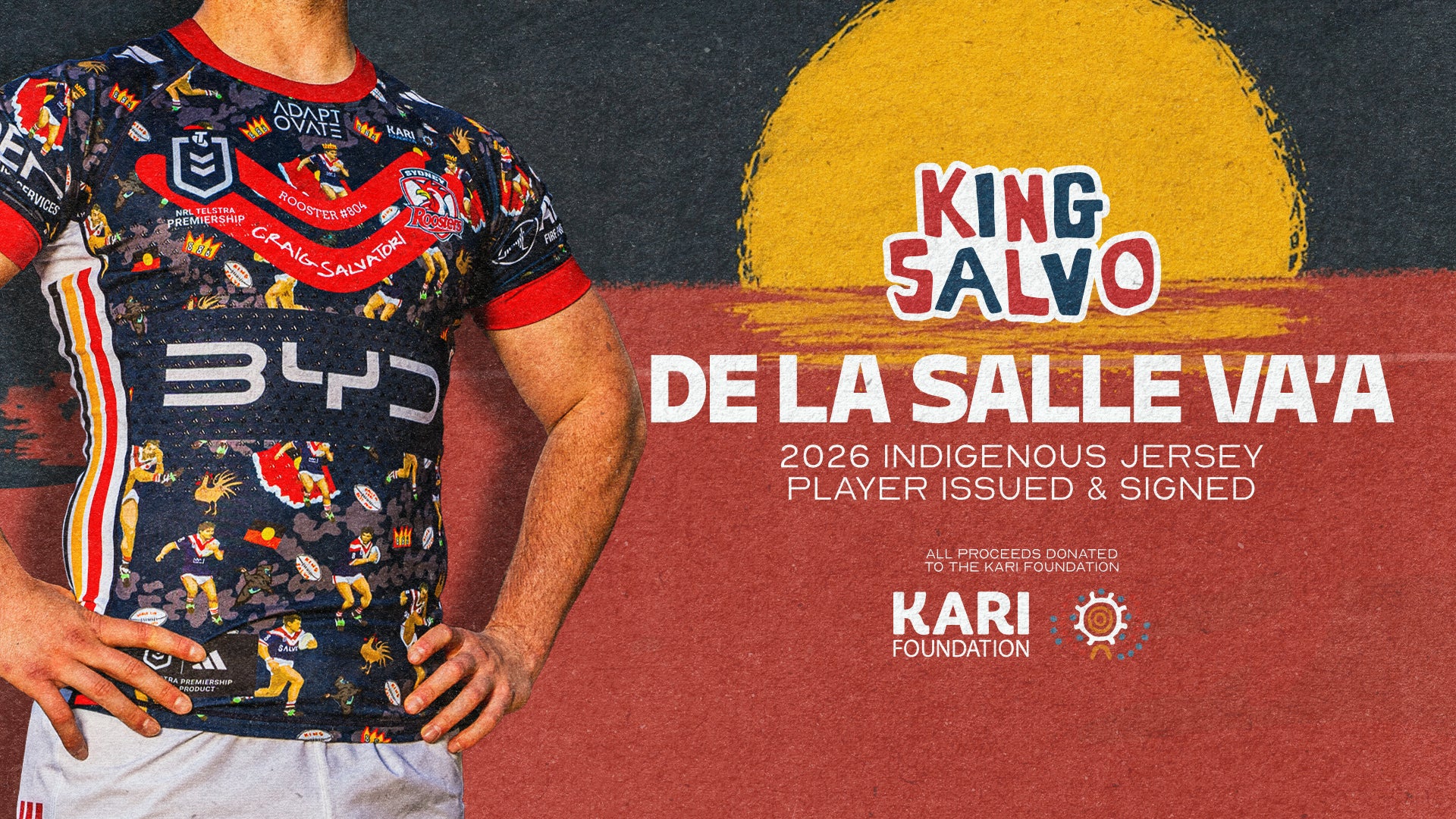 De La Salle Vaá #22 - Player Issued & Signed Indigenous Jersey