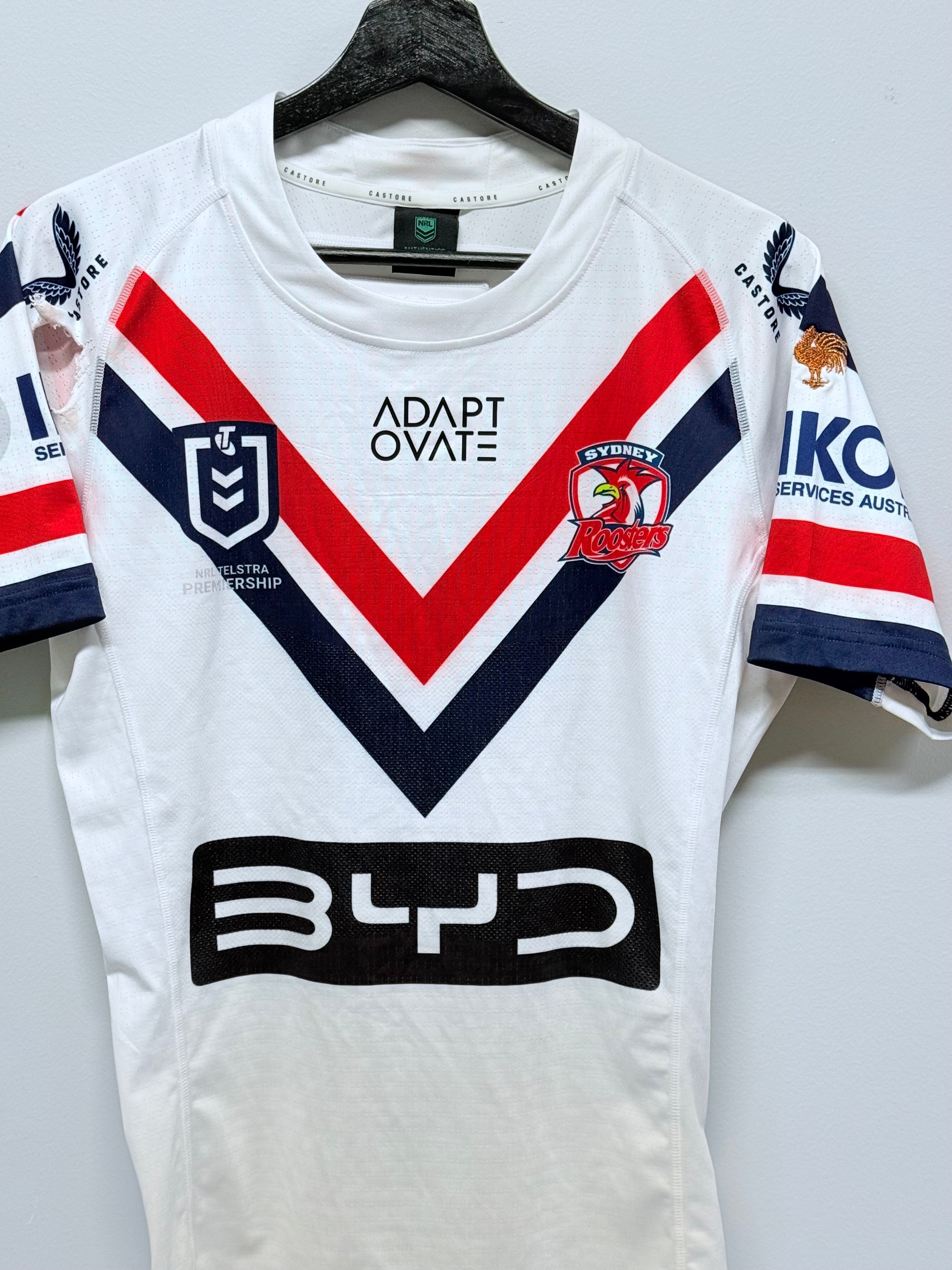 James Tedesco - R26 Ripped Match Worn Away Jersey