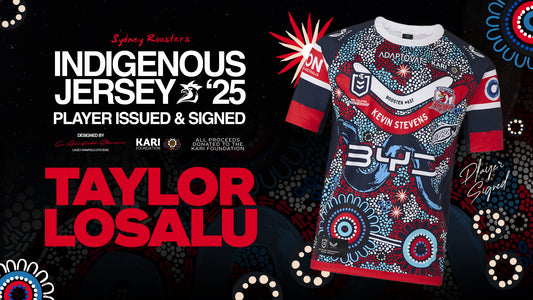 Taylor Losalu - Player Issued & Signed Indigenous Jersey