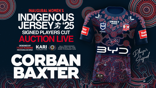 Corban Baxter - Player Issued & Signed Indigenous Jersey