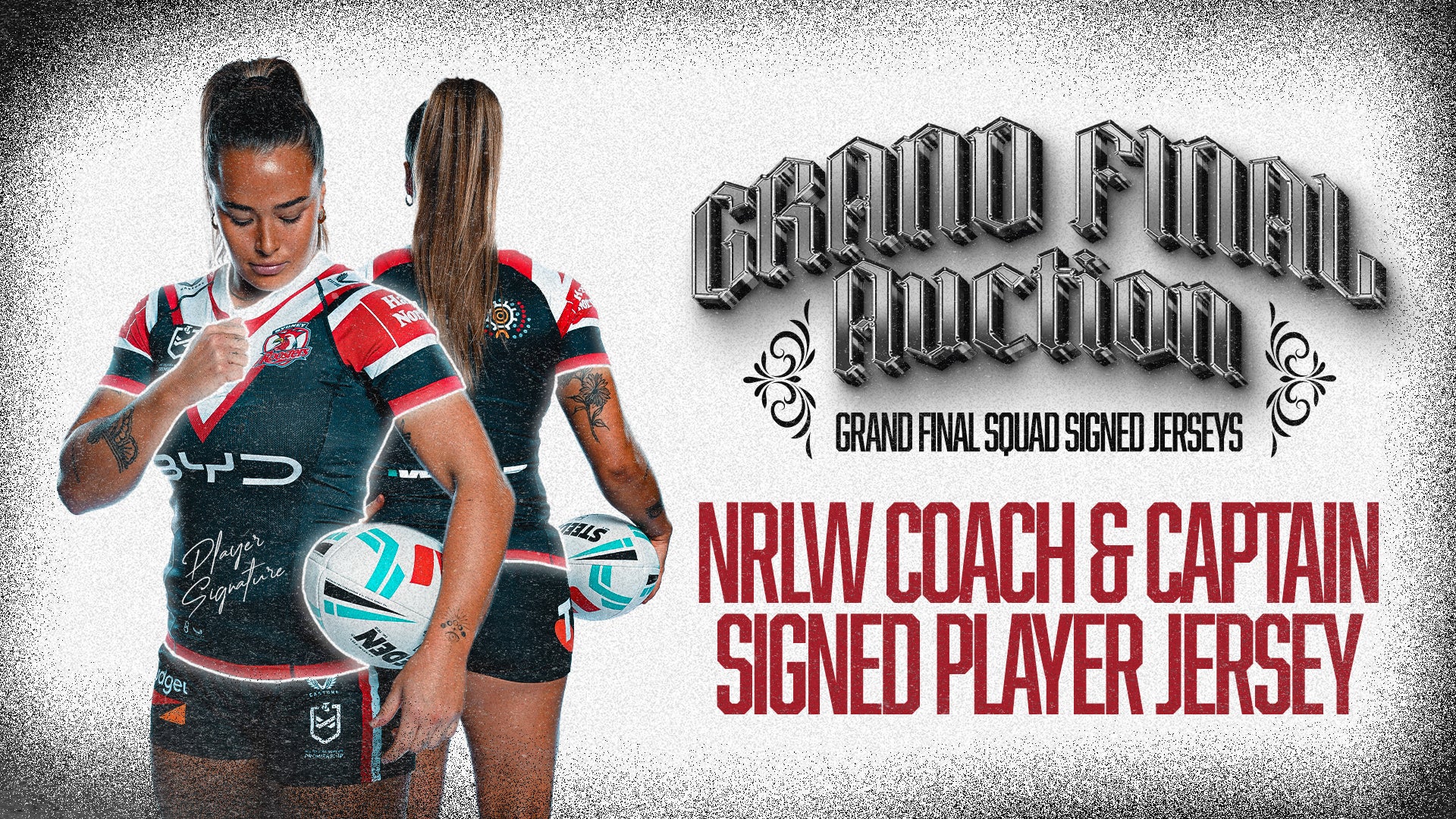 NRLW Grand Final Captain & Coach Signed Jersey