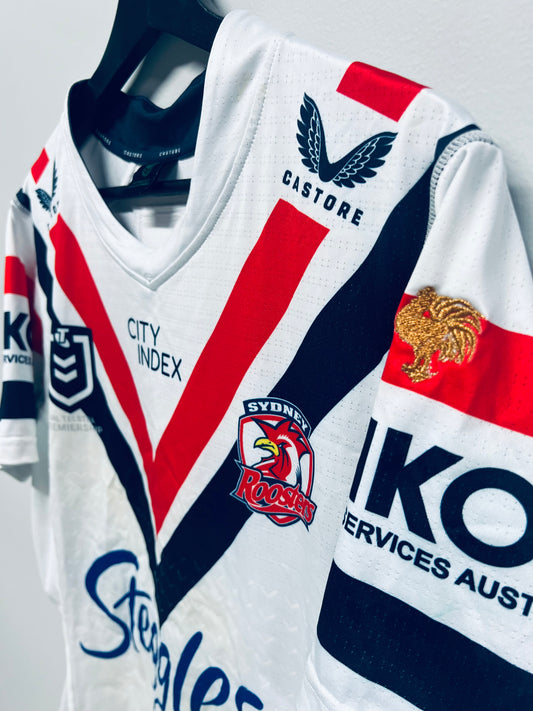 2023 Sydney Roosters Match Worn Away Jersey - No.11