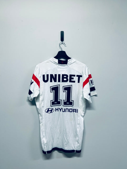 2023 Sydney Roosters Match Worn Away Jersey - No.11