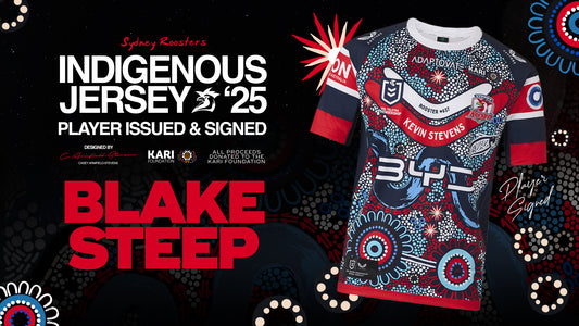 Blake Steep - Player Issued & Signed Indigenous Jersey