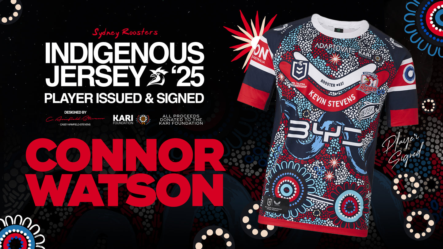 Connor Watson - Player Issued & Signed Indigenous Jersey