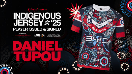 Daniel Tupou - Player Issued & Signed Indigenous Jersey