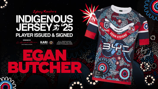 Egan Butcher - Player Issued & Signed Indigenous Jersey