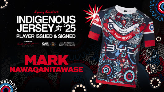 Mark Nawaqanitawase - Player Issued & Signed Indigenous Jersey