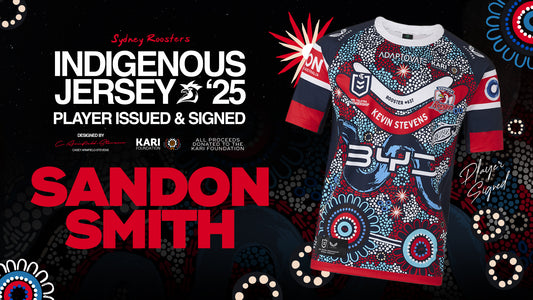 Sandon Smith - Player Issued & Signed Indigenous Jersey