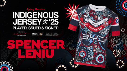 Spencer Leniu - Player Issued & Signed Indigenous Jersey