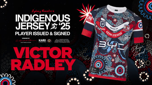 Victor Radley - Player Issued & Signed Indigenous Jersey